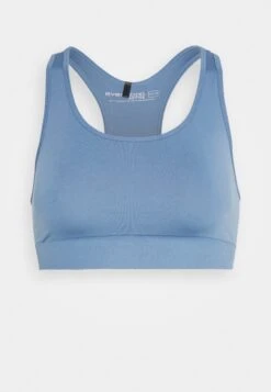 Light Support Sports Bra - Blue -Chic Mode Shop 00a4478c95ca4058bde2b92038f0801f