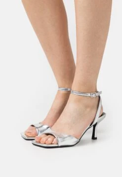 Even&Odd High Heeled Sandals - Silver