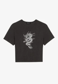 Even&Odd Print T-Shirt - Anthracite -Chic Mode Shop 07e6fcbc78e146d4852827f61d52ea6f