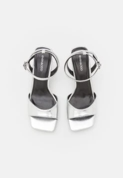 Even&Odd High Heeled Sandals - Silver -Chic Mode Shop 0e5844de0b9a41f393a2d110a3d48d77
