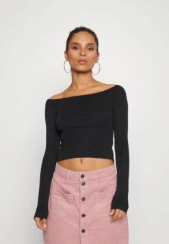 Offshoulder Basic- Jumper - Black