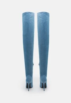 Even&Odd Over-The-Knee Boots - Blue -Chic Mode Shop 159073888b324de0a4282aa899915ece