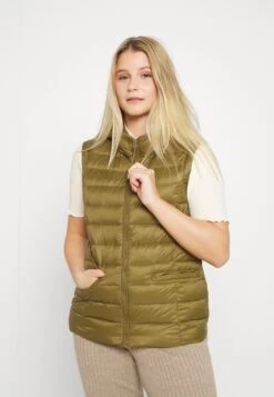 Even&Odd Down Jacket - Khaki -Chic Mode Shop 15d07c5bf0fd40b6b6aa6ce9486b92a7
