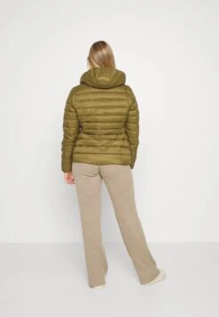 Even&Odd Down Jacket - Khaki -Chic Mode Shop 18987cee06514b948e5d6d90c020387d