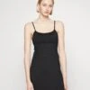 Even&Odd Strappy Empire Square Neck Mini Dress (Eo-Ss23-C127-Sj) / 802 - Black - Day Dress - 802 - Black