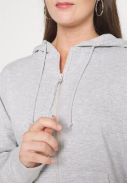 Even&Odd Zip-Up Sweatshirt - Mottled Grey -Chic Mode Shop 2ad3d26fb60c4d90a1fc6777bc5b6613