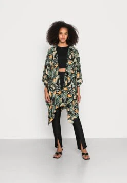 Even&Odd Summer Jacket - Black/Green/Yellow