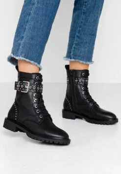 Even&Odd Lace-Up Ankle Boots - Lace-Up Ankle Boots