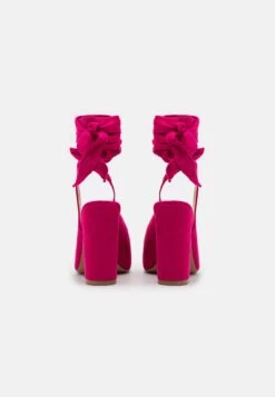 Even&Odd Lace-Up Heels - Pink 9 Even&Odd Lace-Up Heels - Pink -Chic Mode Shop 33ebe42fe8a943508bdef1e2020282e6