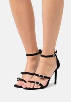 High Heeled Sandals - Black