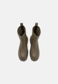 Even&Odd Platform Ankle Boots - Khaki -Chic Mode Shop 515e25bd93814c30b4ab61ad4dc2be23
