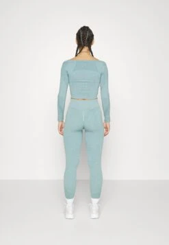 Leggings - Blue-Grey -Chic Mode Shop 54961a2412dc4bb998703de7fd443689