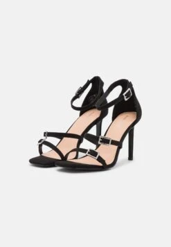 High Heeled Sandals - Black -Chic Mode Shop 5b6efc02350a44968ecaa9f28efc0d84