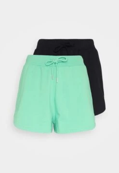 Even&Odd 2 Pack - Tracksuit Bottoms - Black/Green -Chic Mode Shop 5e0d767dd7094b169f3683acac2a8486