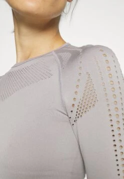 Long Sleeved Top - Grey -Chic Mode Shop 6a3e4165175f40da9e6060318da8e1a1