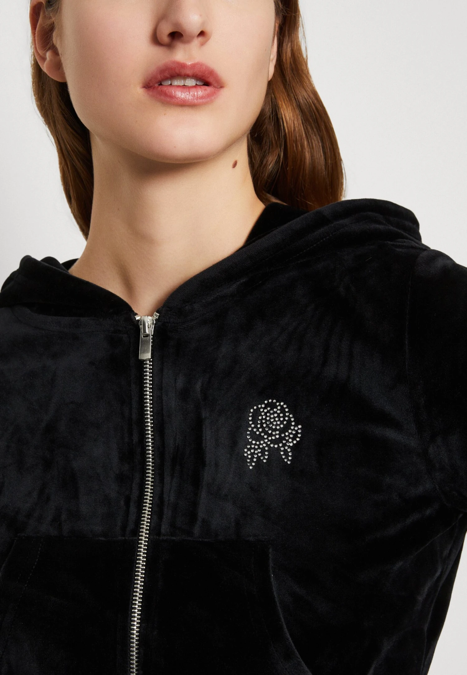 Even&Odd Zip-Up Sweatshirt - Black 6 Even&Odd Zip-Up Sweatshirt - Black - Image 6