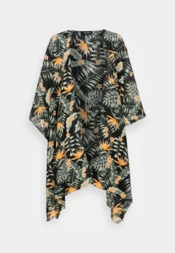 Even&Odd Summer Jacket - Black/Green/Yellow -Chic Mode Shop 75e9f171aff046e2ba2ddbde8d790837