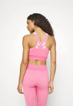 Medium Support Sports Bra - Pink -Chic Mode Shop 7604bda61903475eb300ada0f9ce33b9