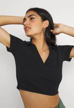 Even&Odd Polo Shirt - Black -Chic Mode Shop 7a79a78ade284634bc363a0e454b37ec