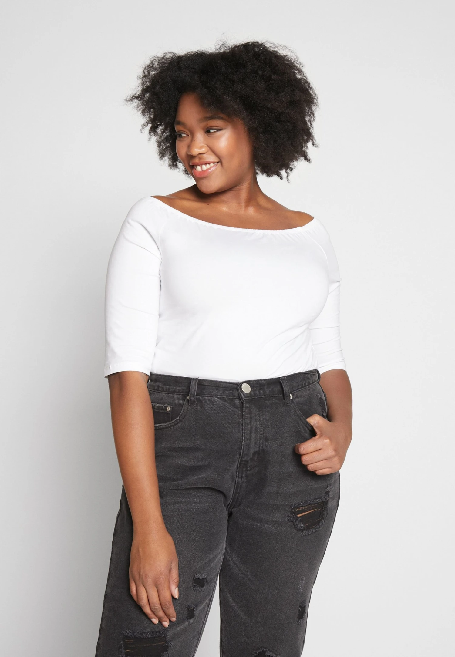 2 Pack - Basic T-Shirt - White/Black 2 2 Pack - Basic T-Shirt - White/Black - Image 2