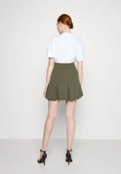 Even&Odd Mini Skirt -Khaki -Chic Mode Shop 8f20ddbc2a154070b3f7da24afc0f290