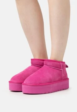 Even&Odd Leather - Platform Ankle Boots