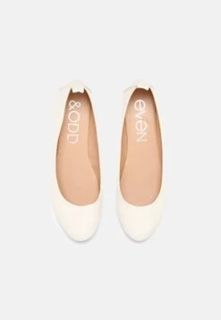 Even&Odd Ballet Pumps - White -Chic Mode Shop 96021b2891444445a5b7dcffdbed2f9e