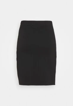 Even&Odd Asymetric Overlap Wrap Mini High Waisted Skirt - Pencil Skirt - Black -Chic Mode Shop 968e1ae7bc2047049e25130f50a86ca9