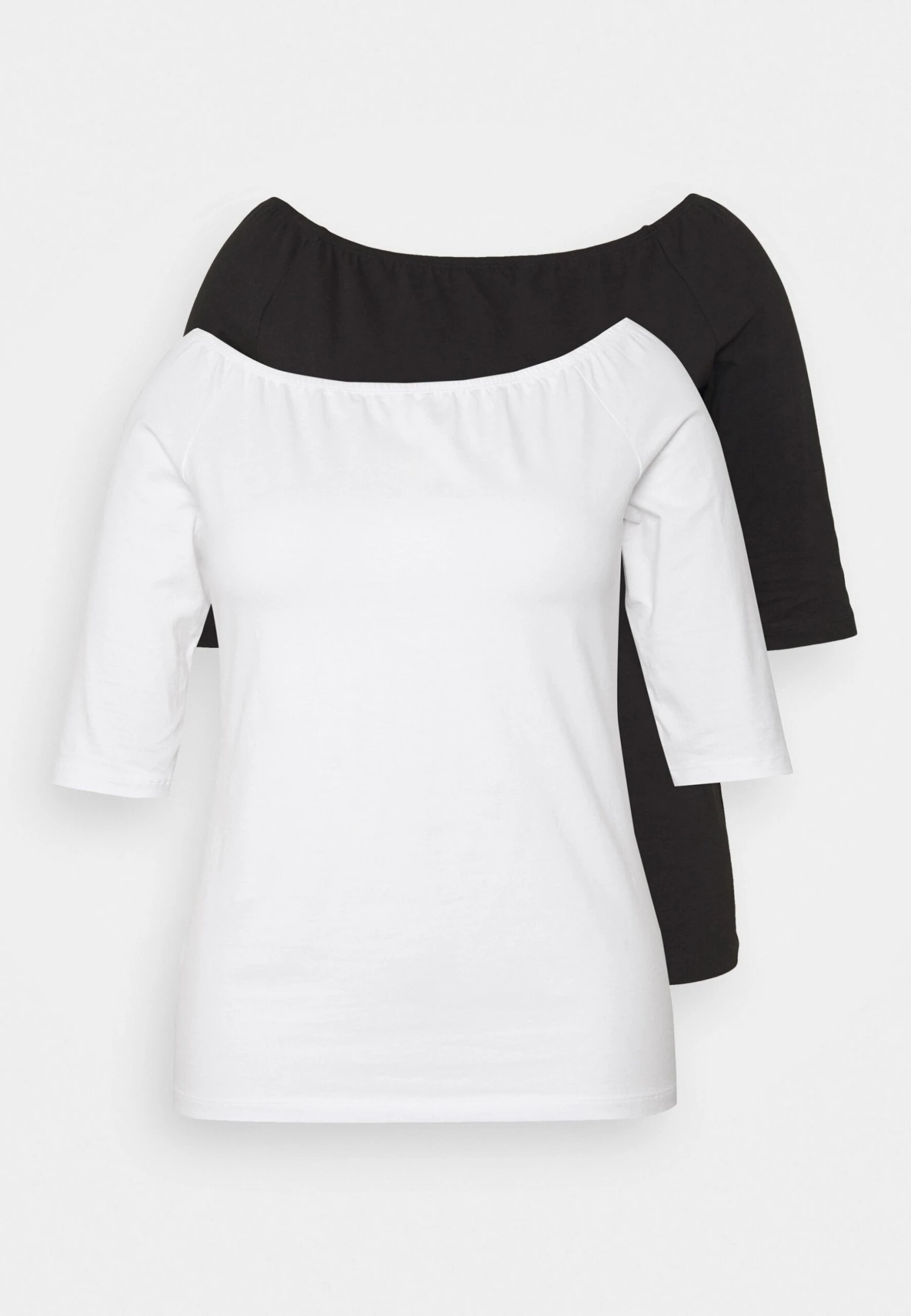 2 Pack - Basic T-Shirt - White/Black 4 2 Pack - Basic T-Shirt - White/Black - Image 4