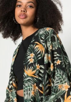 Even&Odd Summer Jacket - Black/Green/Yellow -Chic Mode Shop 99f109d5d5f0492ca7c2b346bfd63f51