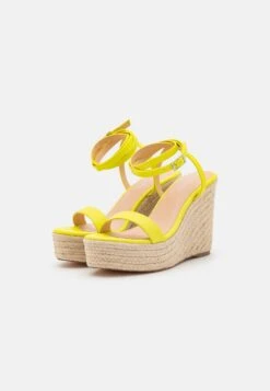 Even&Odd High Heeled Sandals - Yellow -Chic Mode Shop 9becc586506e40c5bac8743e014c3ed8