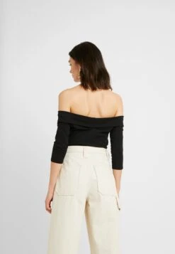 Even&Odd Bodysuit - Long Sleeved Top - Black -Chic Mode Shop 9d903ef06eba41a9bd6437ca2474c010