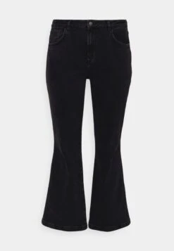 Young Washed Clean Kick Flare- Bootcut Jeans - Black Denim -Chic Mode Shop 9eb4557fc5504e3198a8dd45e11f3e67