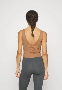 Top - Light Brown -Chic Mode Shop a24f826cc0b14224b4697651ffd3e08e