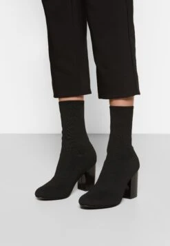 Even&Odd High Heeled Ankle Boots - Black -Chic Mode Shop a26a1d8402b6426a9fee1caff941142d