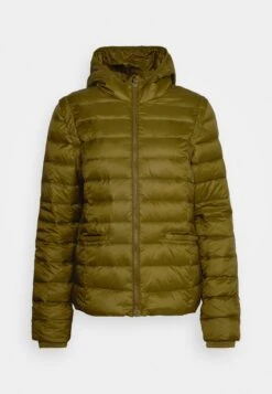 Even&Odd Down Jacket - Khaki -Chic Mode Shop a2f6d40d51eb4ab1a03383584f536fb7