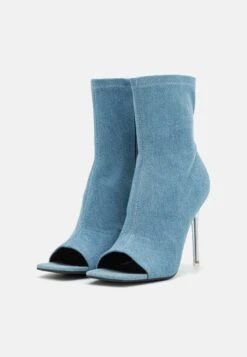 Even&Odd Classic Ankle Boots - Blue Denim -Chic Mode Shop a655ff3781494a8487c73b6c4dc8a65d