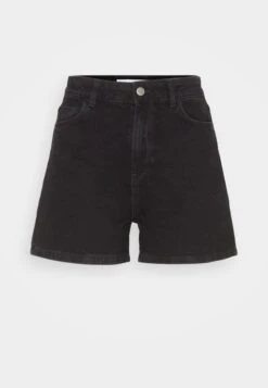 Even&Odd Denim Shorts - Black Denim -Chic Mode Shop ac466514ff974d4fa25369de6e1ab0f0