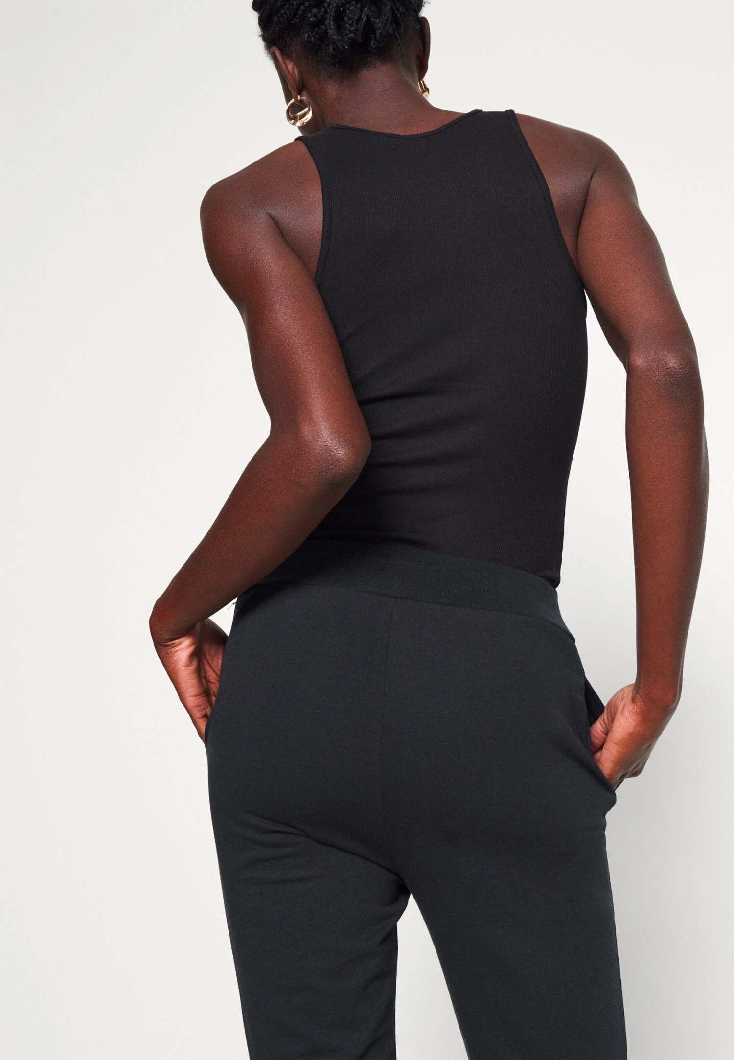 Slim Fit Joggers - Tracksuit Bottoms - Black 4 Slim Fit Joggers - Tracksuit Bottoms - Black - Image 4