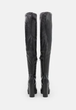Even&Odd Over-The-Knee Boots - Black -Chic Mode Shop aef91815952b43dda58b3861e3a565bc
