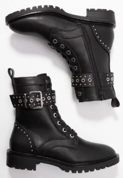 Even&Odd Lace-Up Ankle Boots - Lace-Up Ankle Boots -Chic Mode Shop af1359b0f7604e4b8431fcb2a323d253
