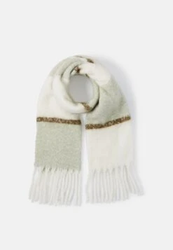 Even&Odd Scarf - Green/White -Chic Mode Shop b9990b790ee44eb8b98453896c070e8d