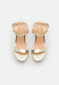 Even&Odd High Heeled Sandals - Gold -Chic Mode Shop c504022d3e0f4a1bb5fe15e65376f1c3