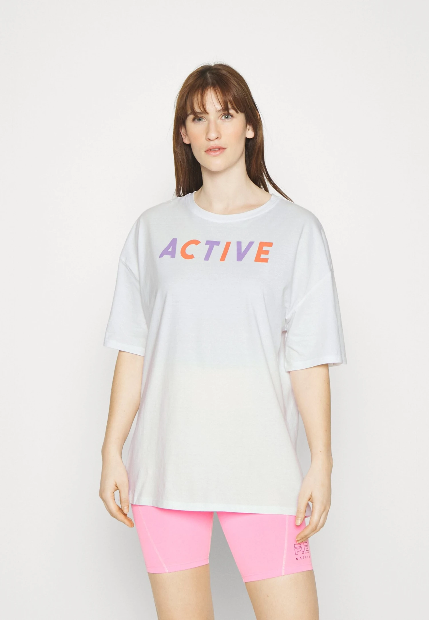 Oversized - Print T-Shirt - White 1 Oversized - Print T-Shirt - White