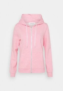 Even&Odd Zip-Up Sweatshirt - Mottled Rose