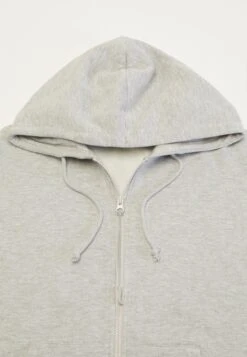 Even&Odd Zip-Up Sweatshirt - Mottled Grey -Chic Mode Shop e3a47891c8e445eea6dea58fc20ffdb5