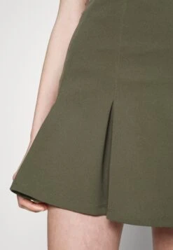 Even&Odd Mini Skirt -Khaki -Chic Mode Shop e5aff10a66b5492386839183396ebfa8