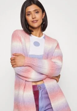 Even&Odd Cardigan - Lilac/Pink/White -Chic Mode Shop e8c0e2a4a45e47ac8c8d3d5664cfb76b