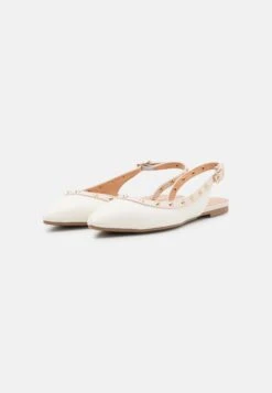 Even&Odd Slingback Ballet Pumps - White -Chic Mode Shop eaea4b3e1302461cbaf5395e2a31d5c5