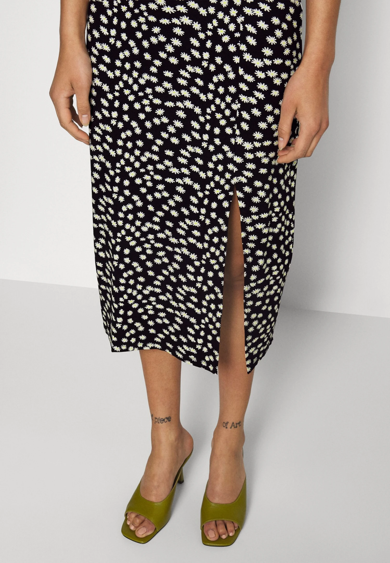 Midi Straight High Skirt - Pencil Skirt 4 Midi Straight High Skirt - Pencil Skirt - Image 4